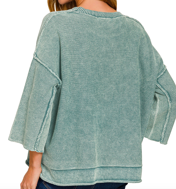 FALLE 3/4 BOXY SWEATER