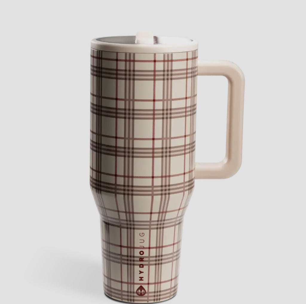 HYDROJUG FALL PLAID 32 OZ TRAVELER TUMBLER