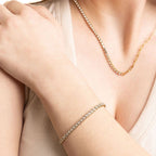 EMMIE EMERALD TENNIS BRACELET - CUBIC ZURCONIA
