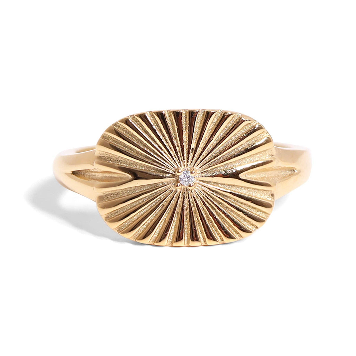 SUNBURST RING - 18K GOLD