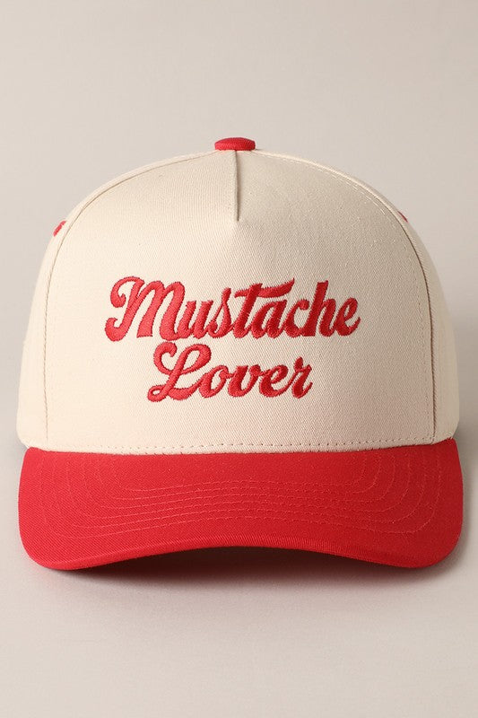 MUSTACHE LOVER TRUCKER HAT