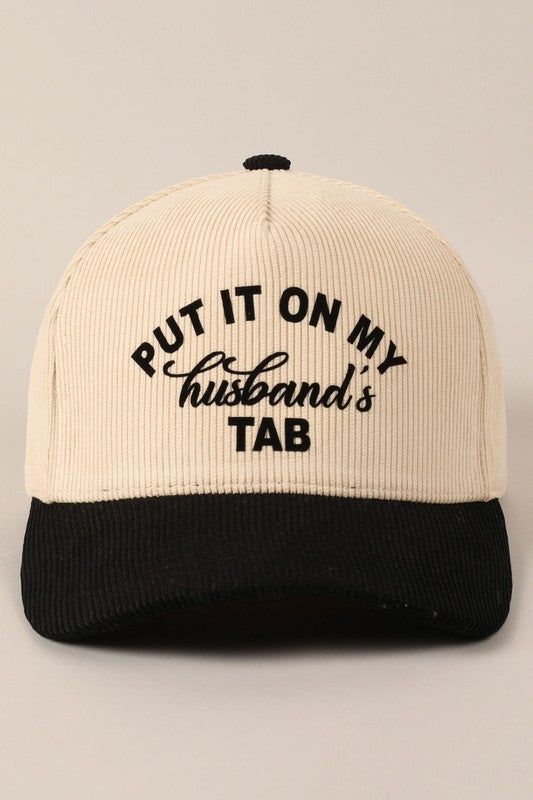 HUSBANDS TAB TRUCKER HAT