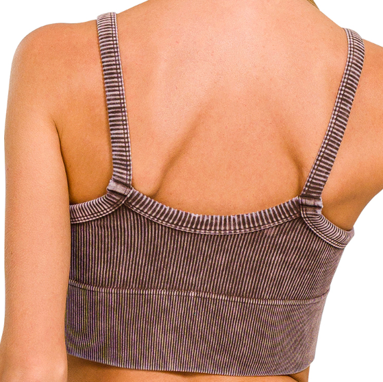 LAV SEAMLESS V-NECK BRA (NO PADDING)