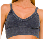 LAV SEAMLESS V-NECK BRA (NO PADDING)