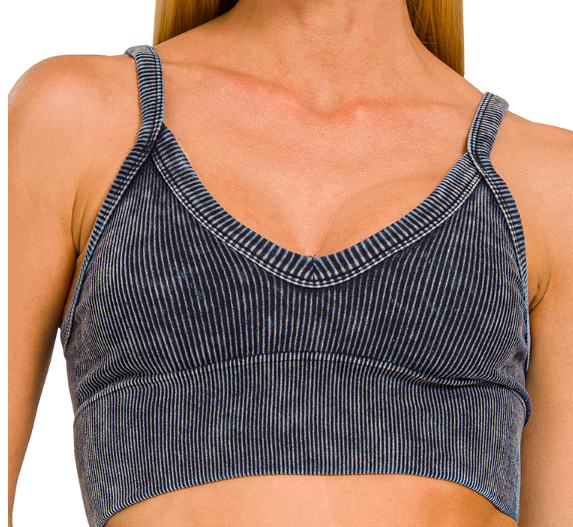 LAV SEAMLESS V-NECK BRA (NO PADDING)