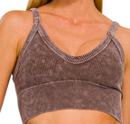 LAV SEAMLESS V-NECK BRA (NO PADDING)