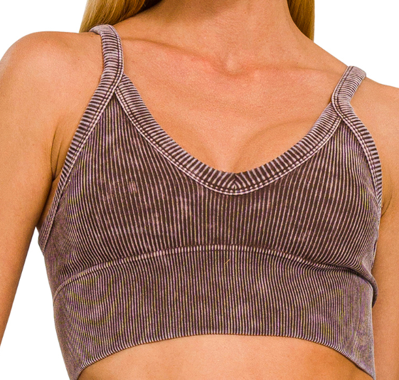 LAV SEAMLESS V-NECK BRA (NO PADDING)