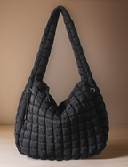 LARGE FRAYE QUILTED CARRY BAG