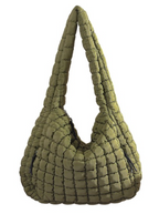 LARGE FRAYE QUILTED CARRY BAG
