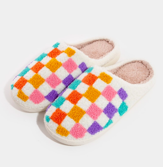 THE CHECKA SLIPPERS