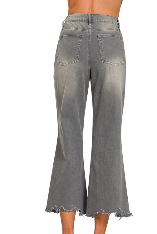 DUSK HIGH RISE CROPPED JEANS