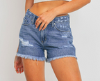 LIND DENIM SHORTS
