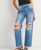 JAGGER DISTRESSED JEANS