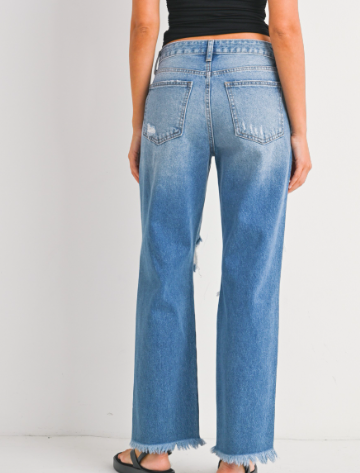 JAGGER DISTRESSED JEANS
