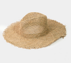 FRINGE FRAY STRAW HAT