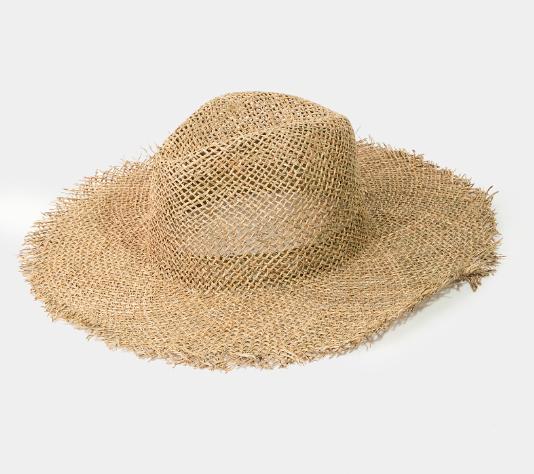 FRINGE FRAY STRAW HAT