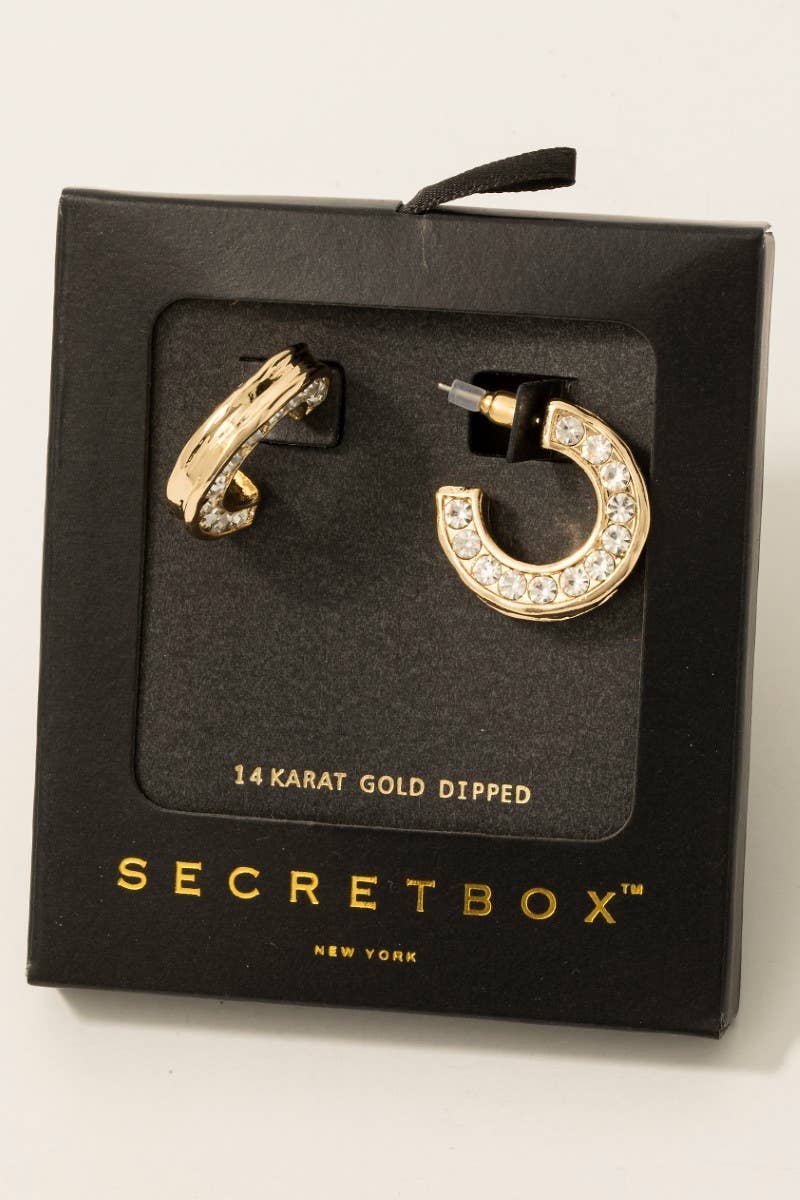MISSY PAVE HOOP EARRINGS