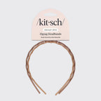 ZIGGY HEADBAND - 2PC CREAM & PURPLE