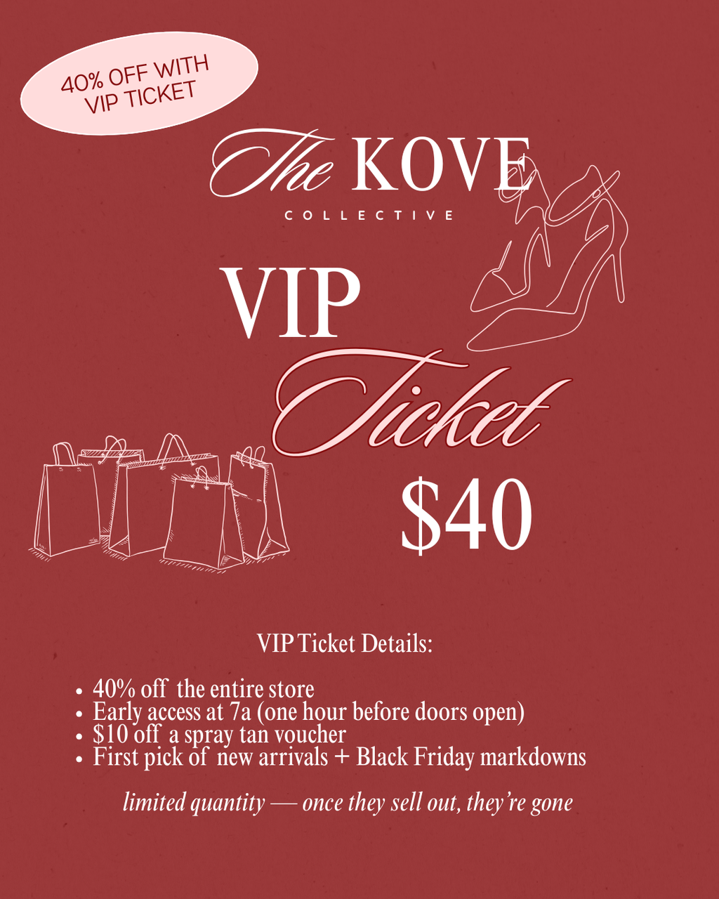 BLACK FRIDAY VIP TICKET