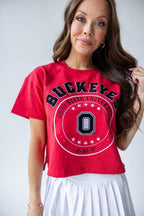 BUCKEYES CROP SHORT SLEEVE