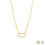CARABEE NECKLACE - 18K GOLD PVD
