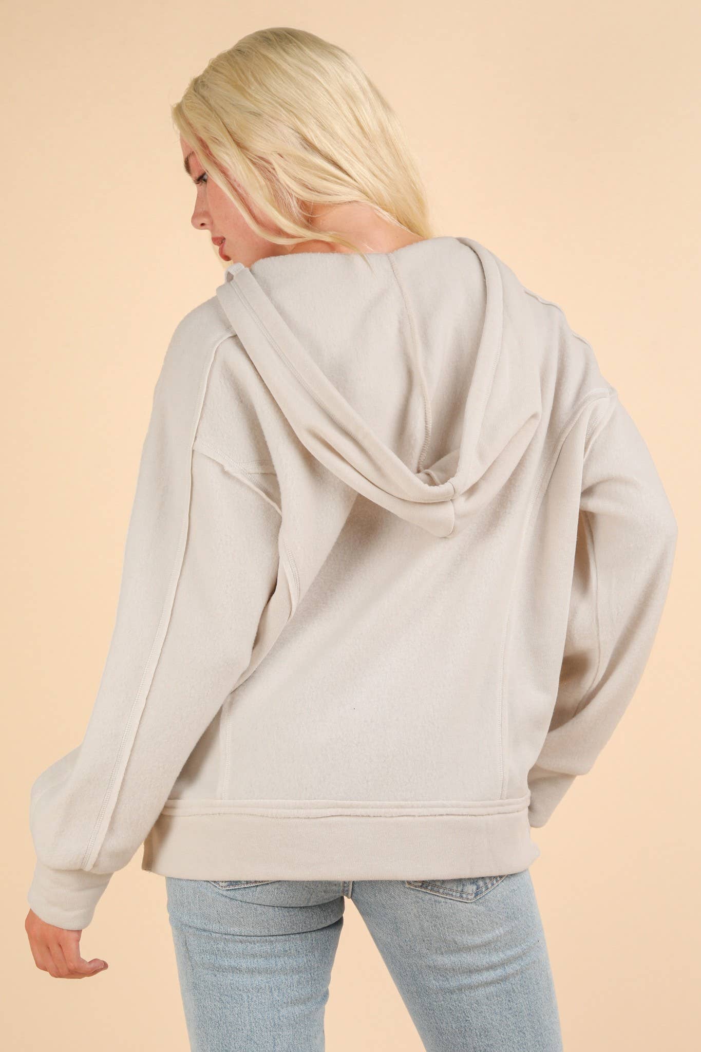 THE SHADOWS HOODIE KNIT TOP