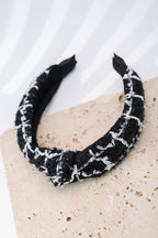 TELLA TWEED KNOTTED HEADBAND