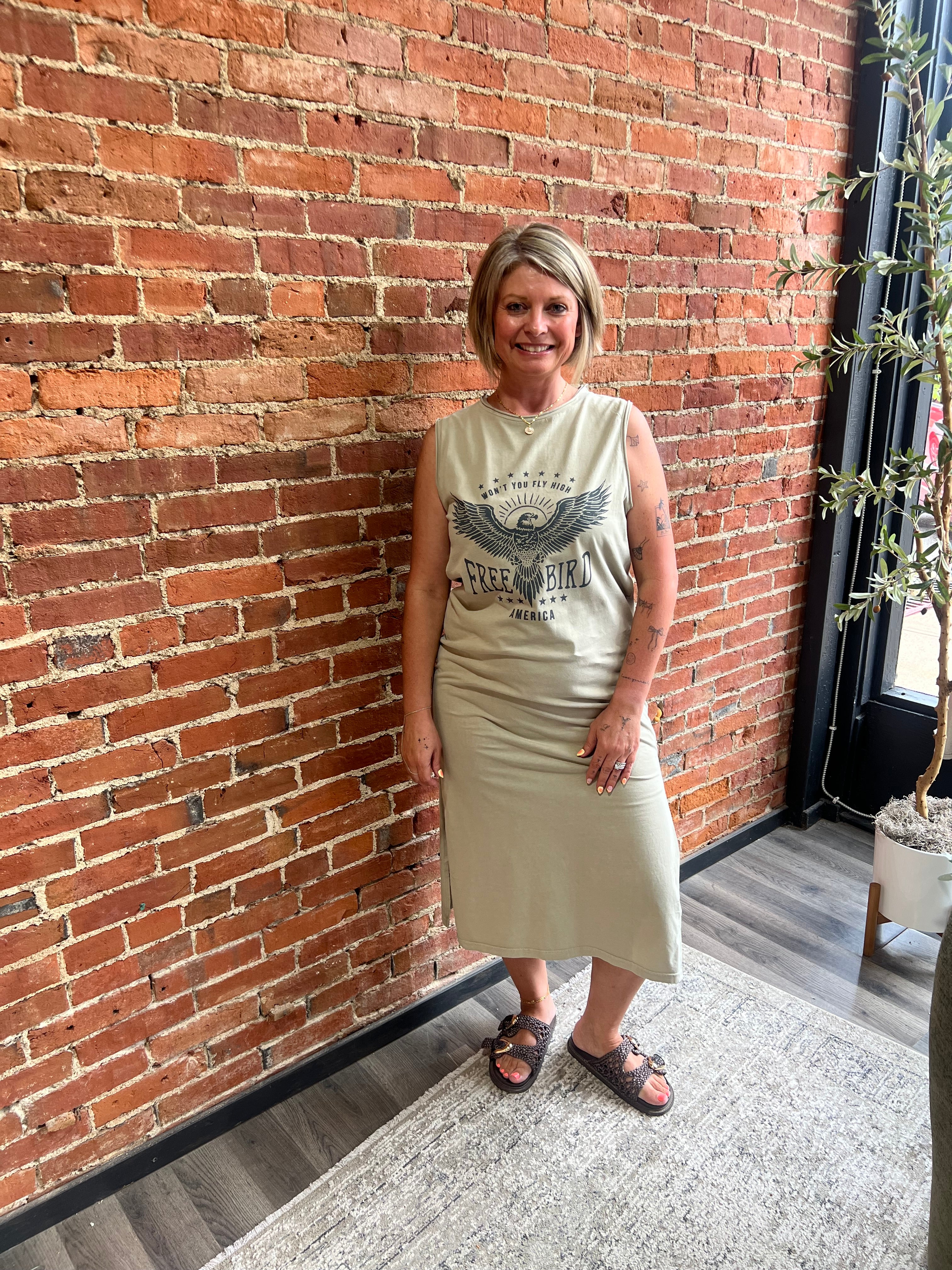 FREE BIRD 72 TANK DRESS