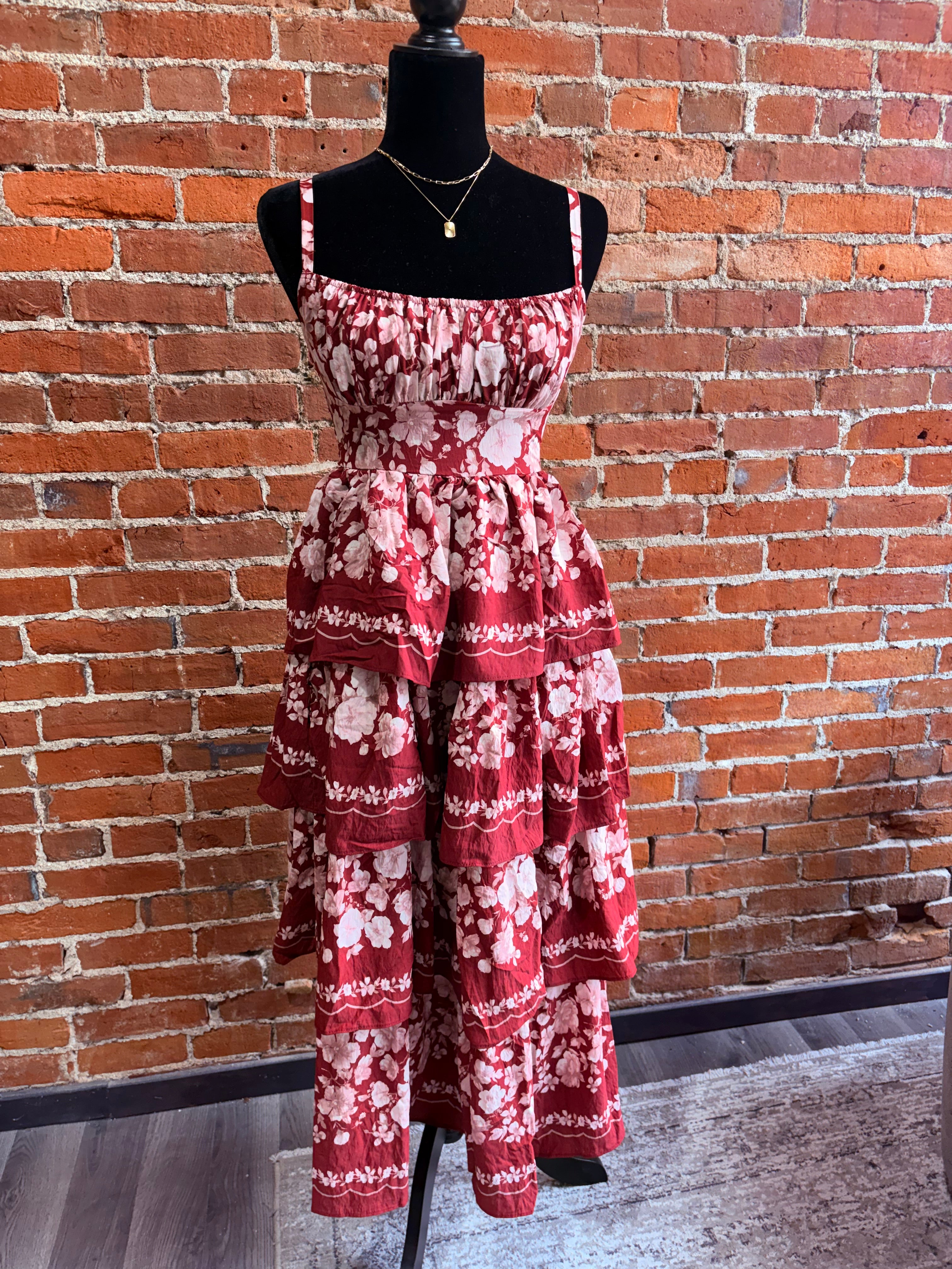 RAYA RUFFLE DRESS