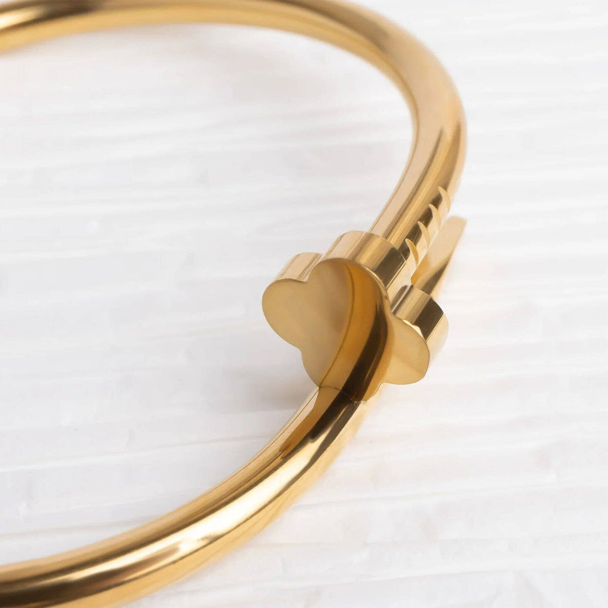 FLORAL FLARE BRACELET - 18K GOLD PVD