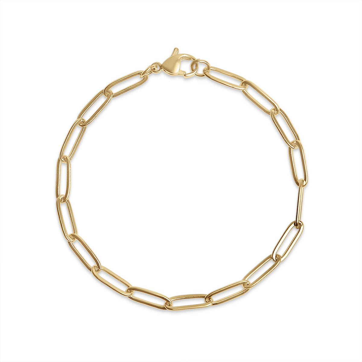 PELLA PAPERCLIP BRACELET - GOLD
