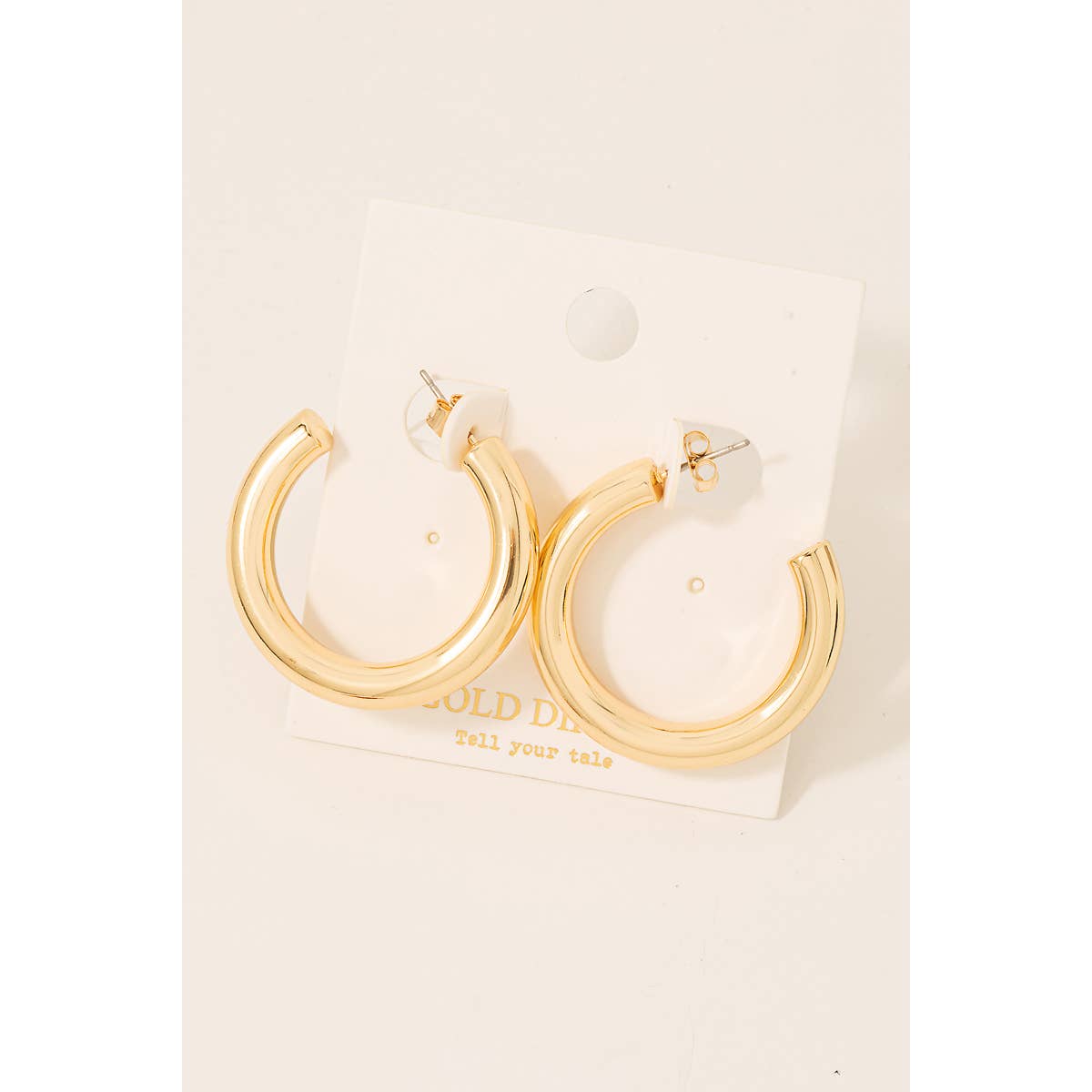 TUBBE HOOP EARRINGS