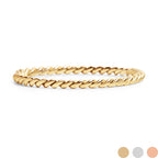 BRAID & BEY RING - STAINLESS STEEL