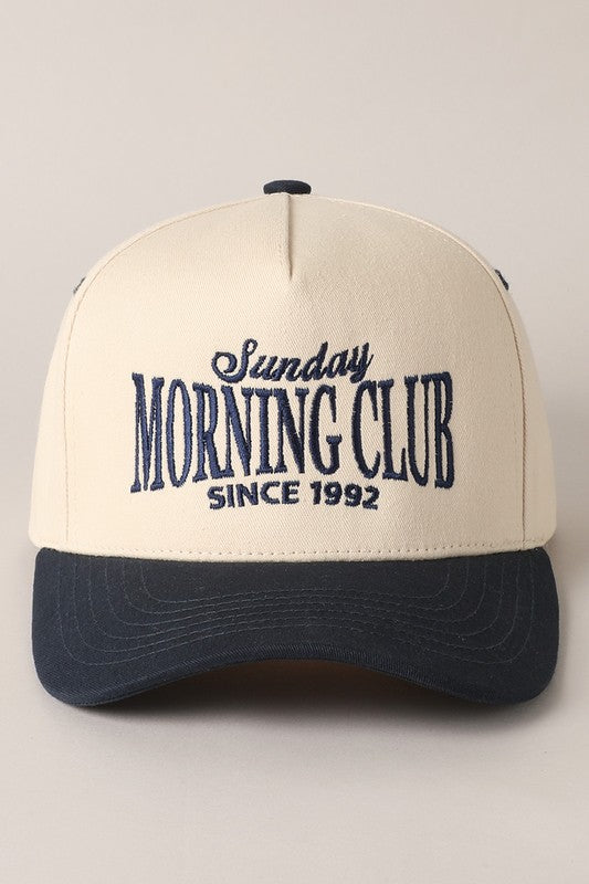 SUNDAY MORNING CLUB TRUCKER HAT