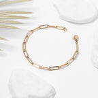 PELLA PAPERCLIP BRACELET - GOLD
