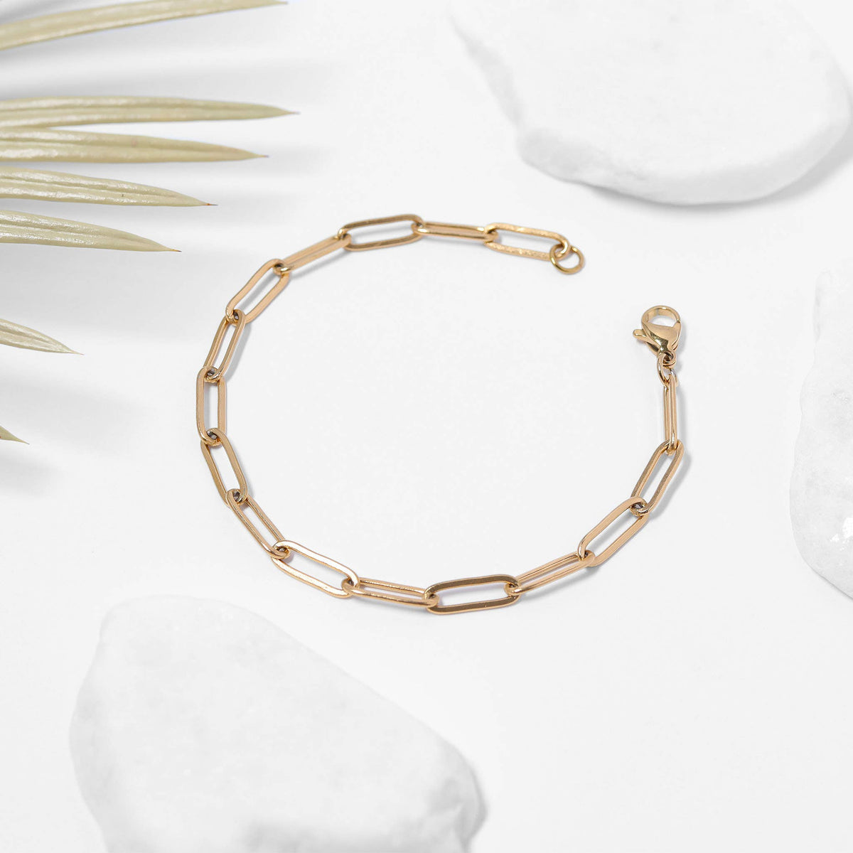 PELLA PAPERCLIP BRACELET - GOLD