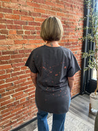 FREE BIRD SIDE SLIT GRAPHIC TEE
