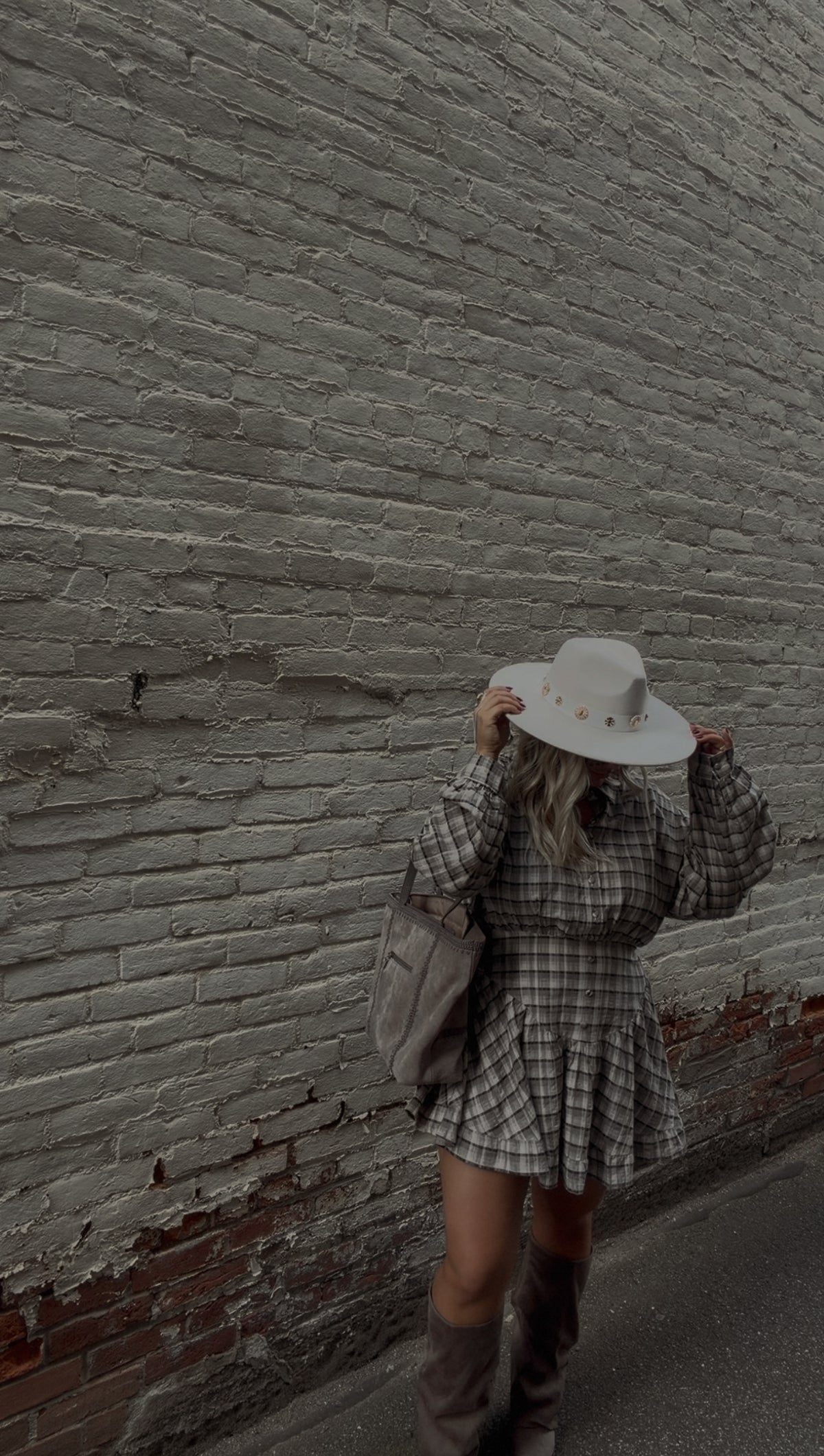 SUNNIE CONCHO BAND WIDE BRIM HAT