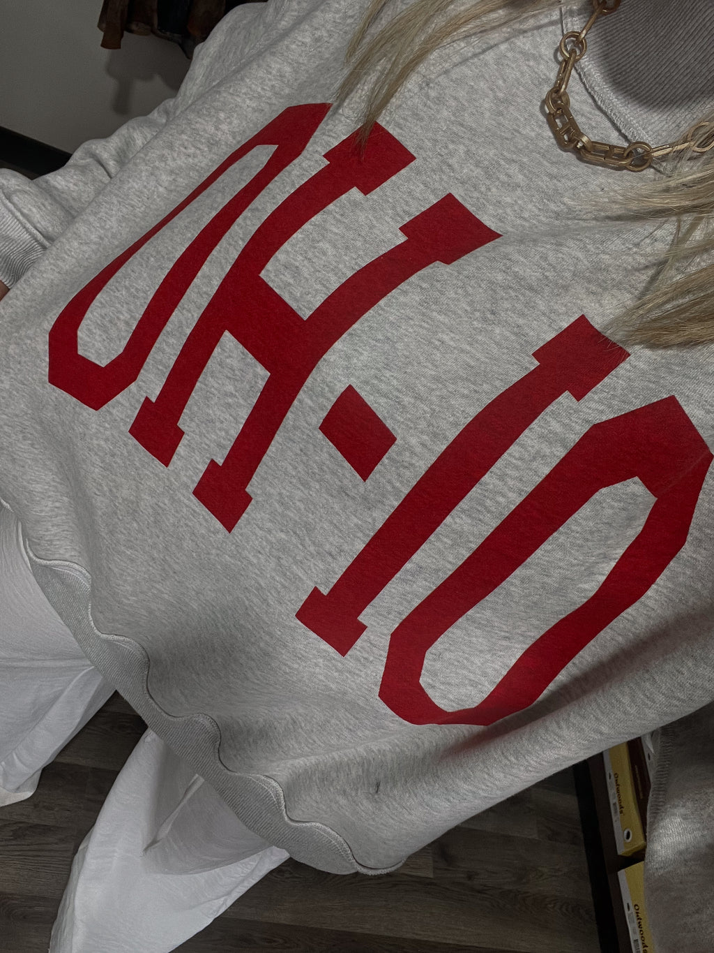 OH-IO BUCKEYES REVERSIBLE MOCK NECK