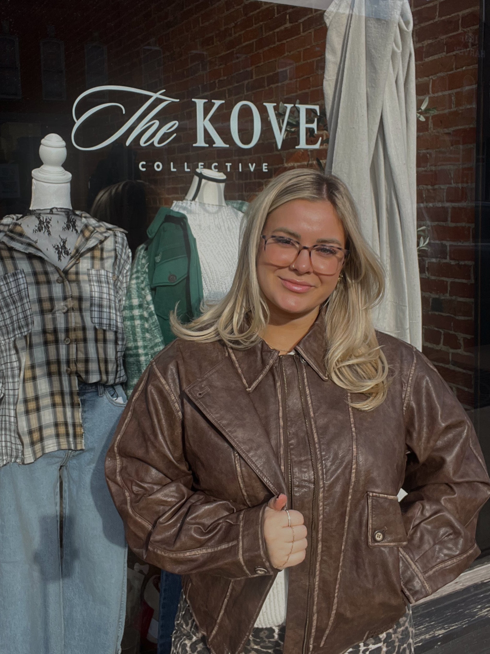 THE ASPEN FAUX LEATHER JACKET