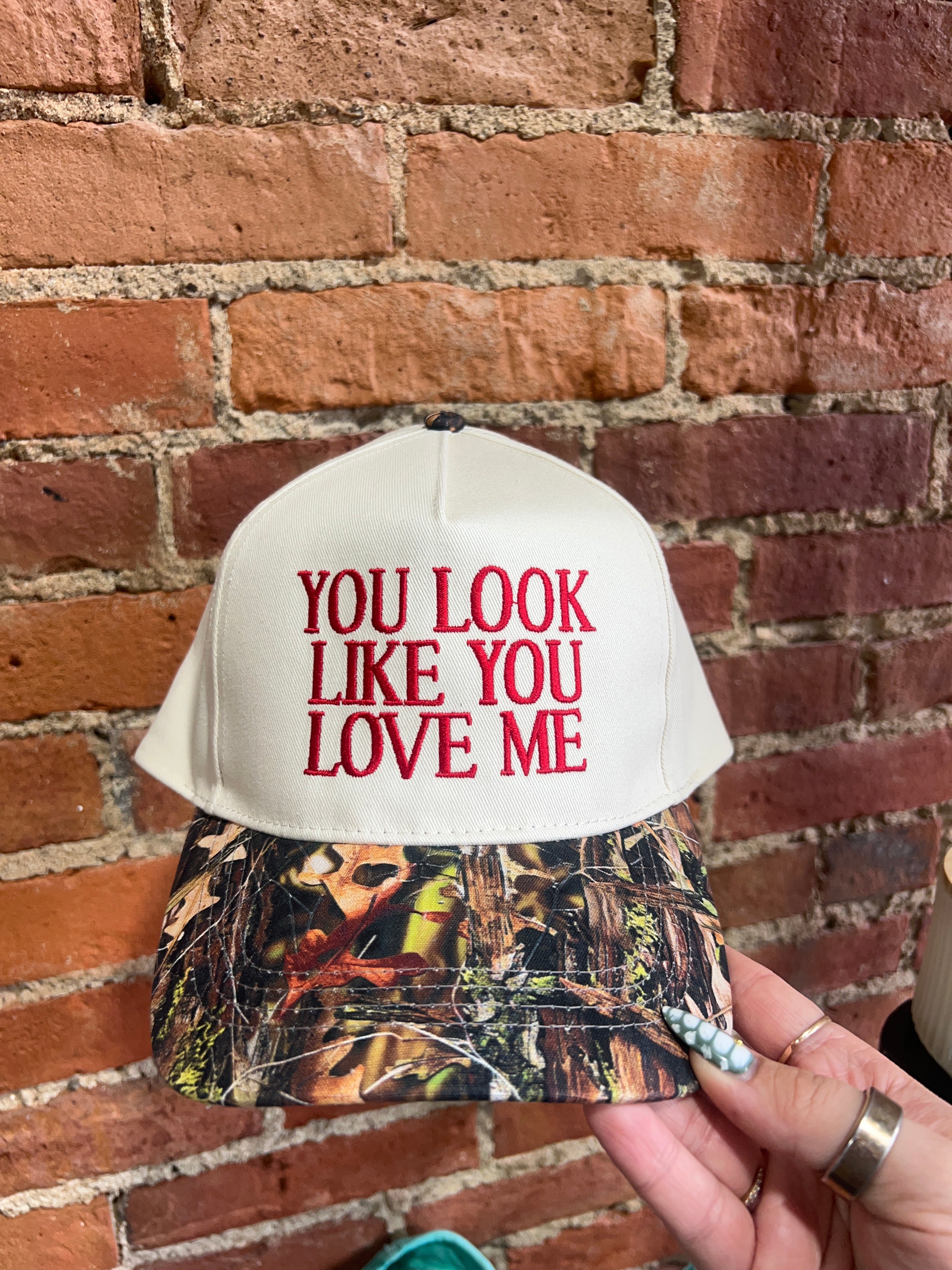 YOU LOVE ME TRUCKER HAT