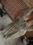 FIELDS OF FRAY MIDI DRESS
