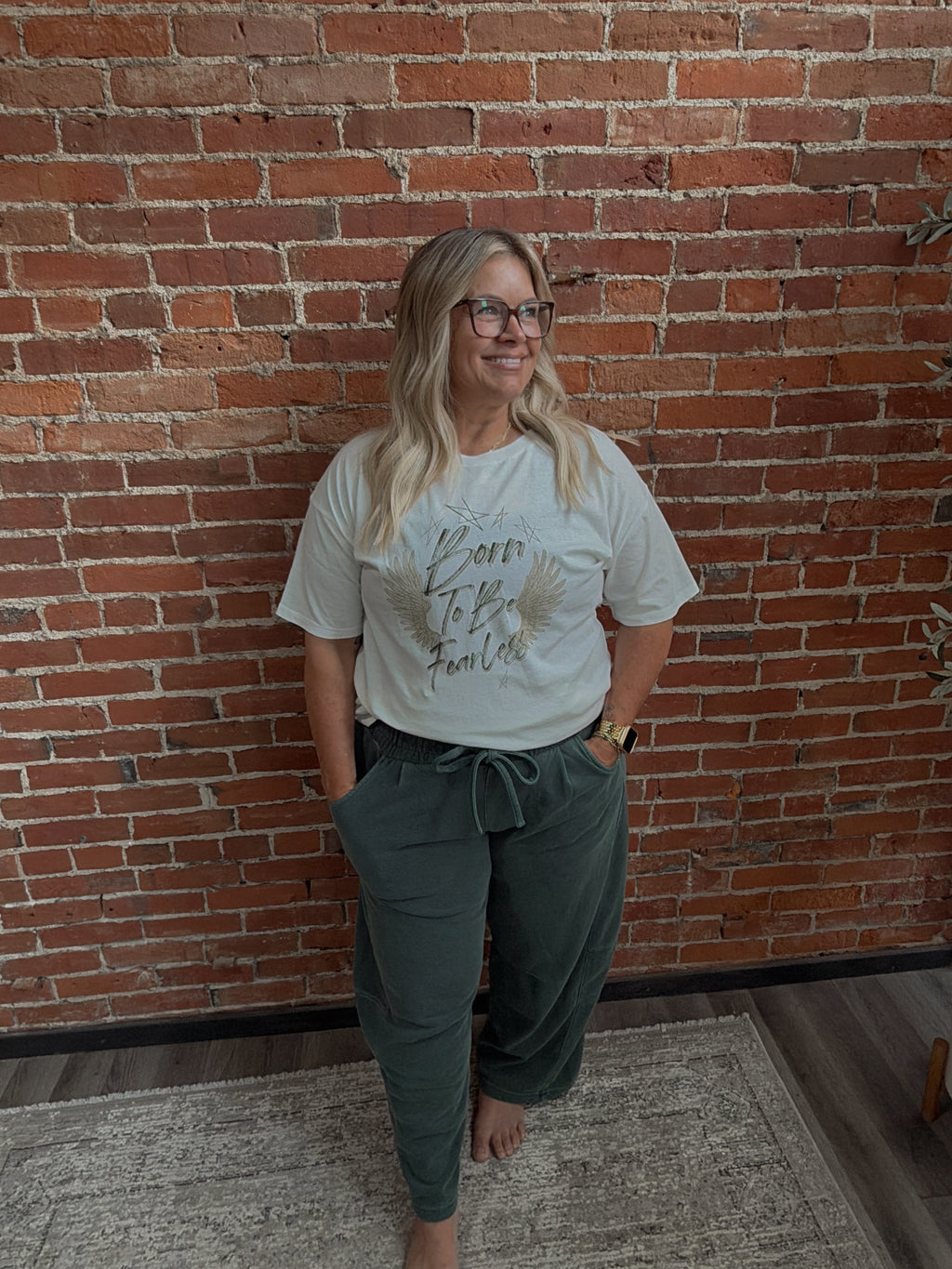JADE & JELLA BARREL LEG SWEATPANTS
