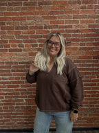 THE FIRESIDE RIBBED KNIT TOP