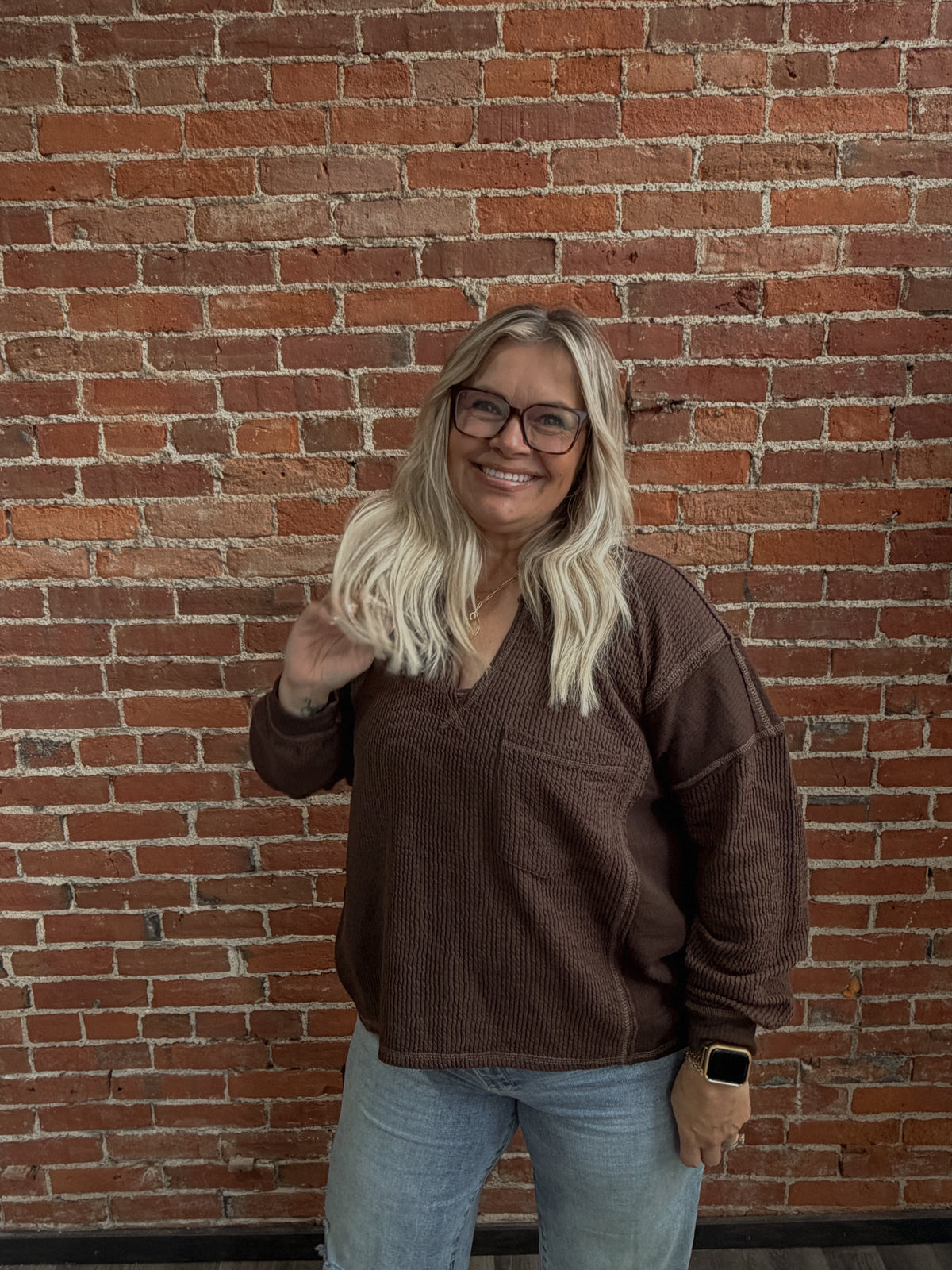 THE FIRESIDE RIBBED KNIT TOP