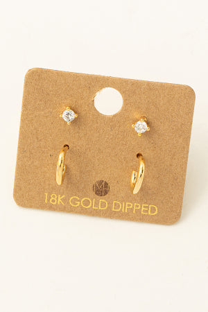 STUD & HOOP EARRINGS