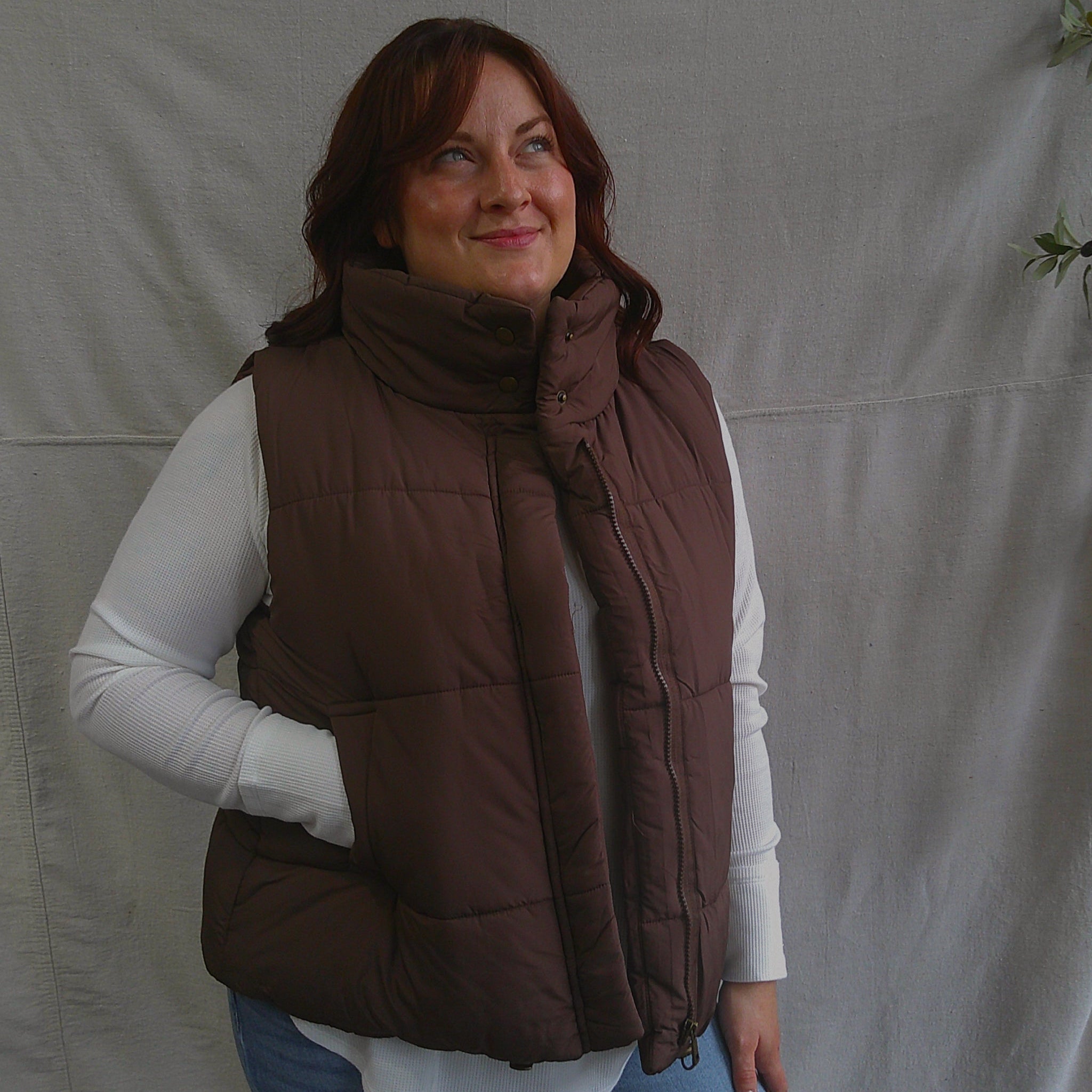 THE TONI VEST - BROWN