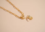 THE GOLDIE GIRL NECKLACE - 18K GOLD PVD