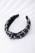TELLA TWEED KNOTTED HEADBAND