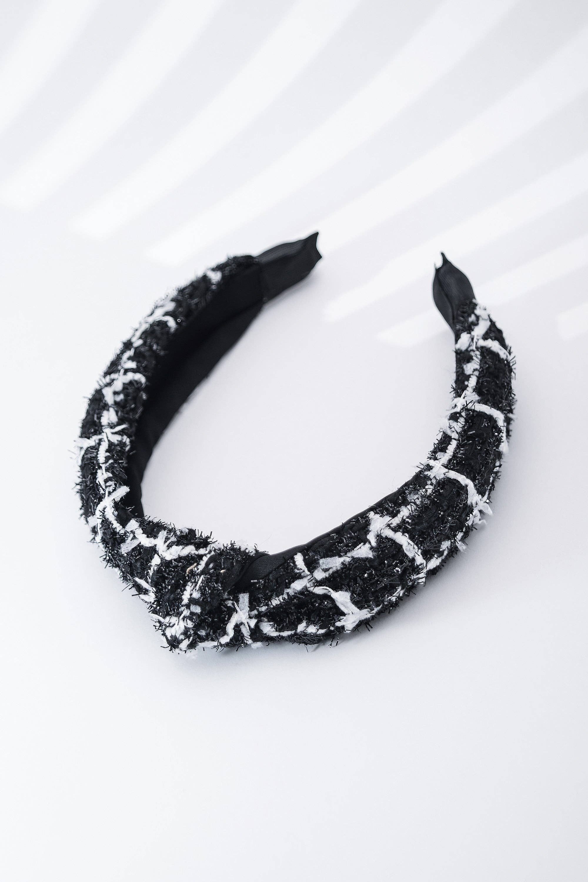 TELLA TWEED KNOTTED HEADBAND